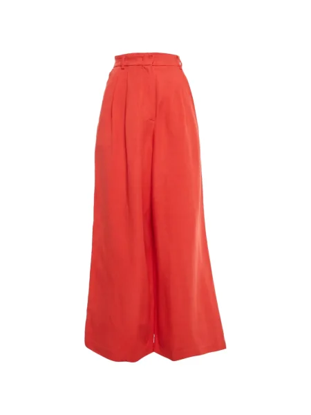 Pantaloni Weekend Max Mara roșu