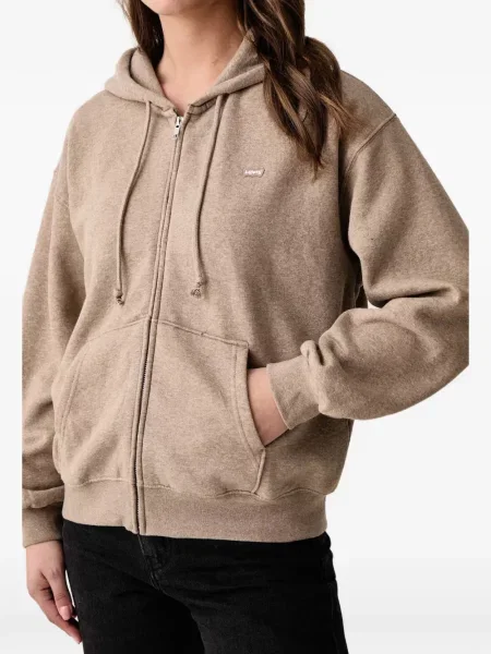 Hanorac cu glugă Levi's® cu cordon maro