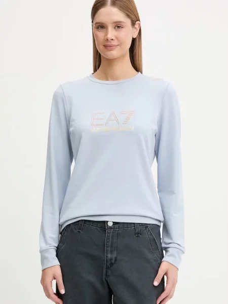 Emporio Armani melegítőfelső női viszkózzal kék