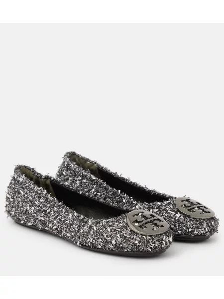 Balerini Tory Burch argintiu