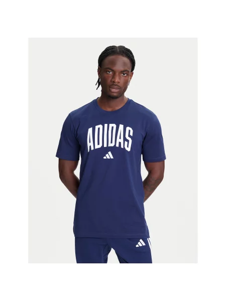 Adidas T-shirt Collegiate Lineage Graphic plava