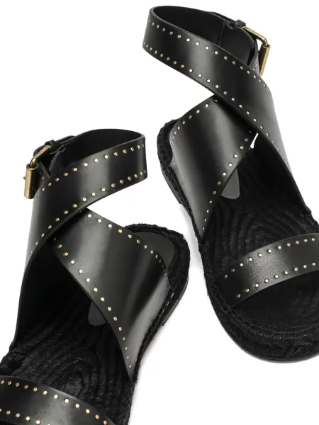 Sandale Isabel Marant cu tepi negru