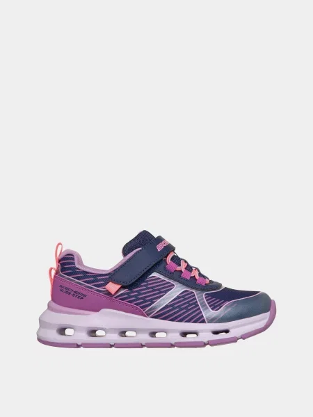Дитячі Кросівки повсякденні Skechers GLIDE-STEP + текстиль/штучна шкіра фіолетовий