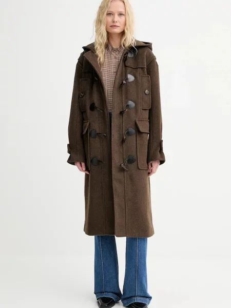 Вовняна куртка Munthe коричнева