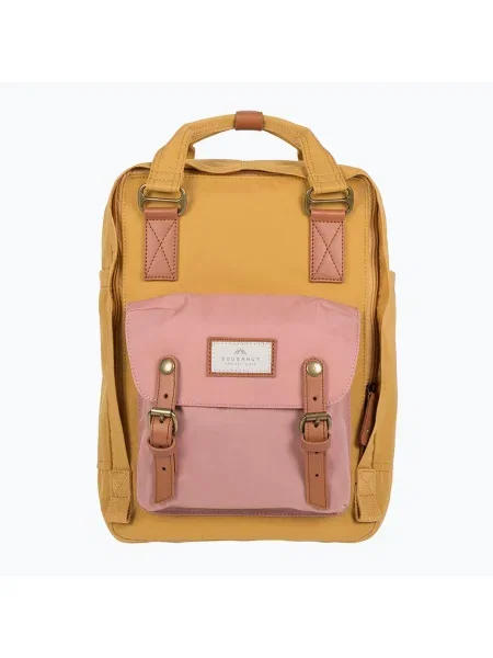 Mestský batoh Doughnut Macaroon 16 l yellow/rose žltá