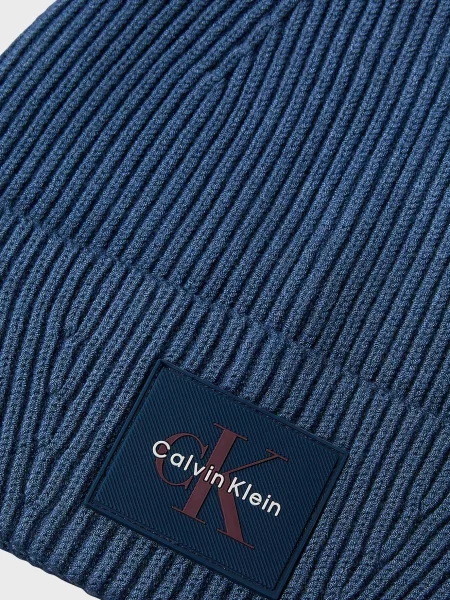 Шапка Calvin Klein чанкі синя