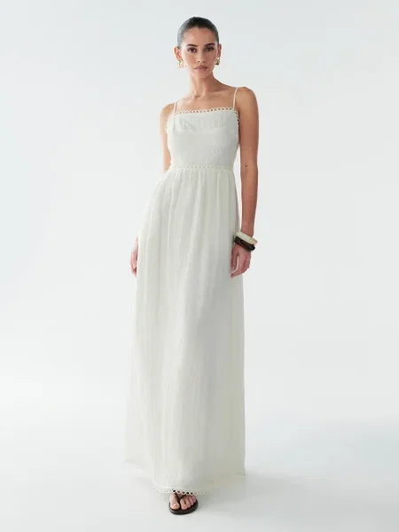 BWLDR Rochie KIARA' alb