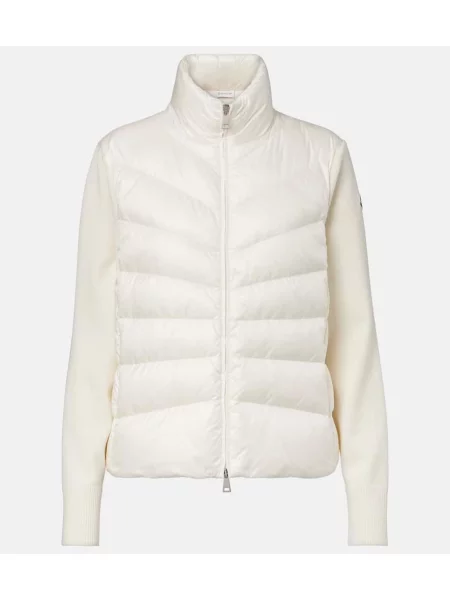 Kardigan Moncler biały