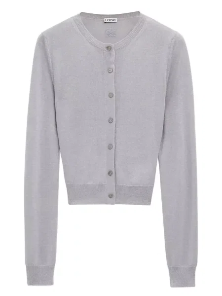 Cardigan Loewe tricotate gri