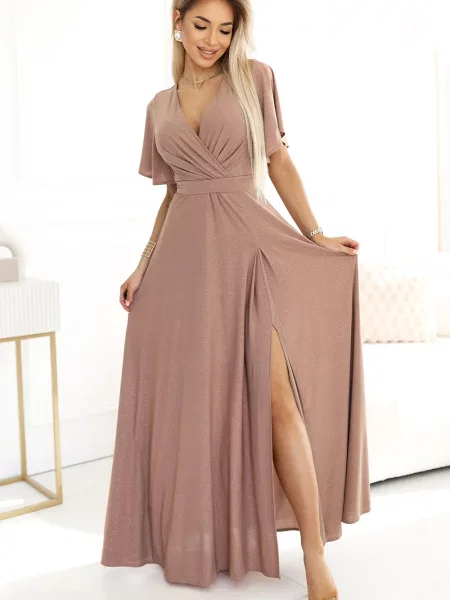 Długa sukienka maxi Numoco garniturowa