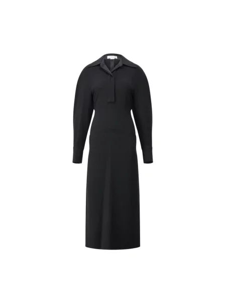 Sukienka maxi Victoria Beckham czarna