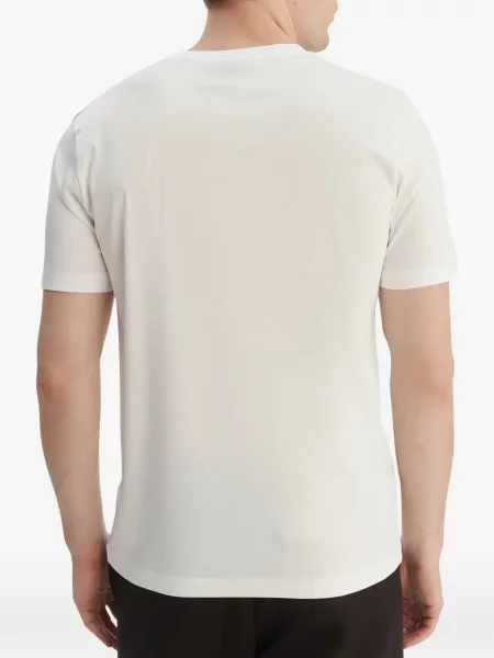Scurt tricou Boss cu imagine alb