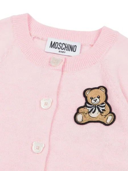 Dětské kardigan Moschino růžový