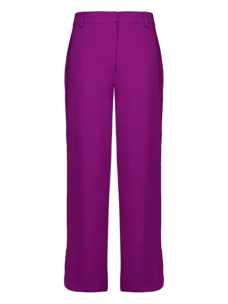Pantaloni Paula cu crăpătură violet
