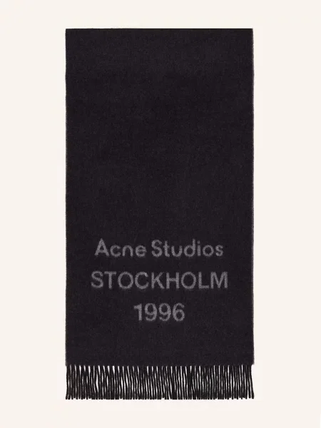 Šál Acne Studios bílý