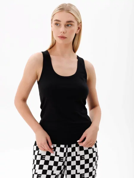 Майка для дому Leinle модал чорний