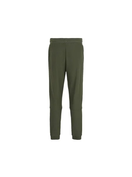 Pantaloni de trening Emporio Armani cu autograf verde