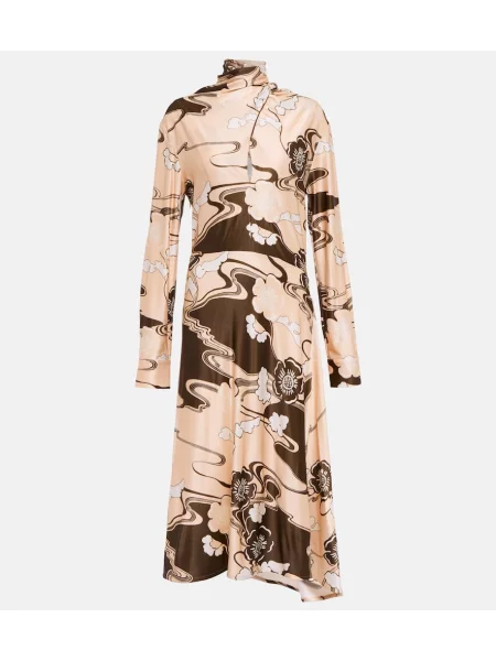 Rochie midi Jil Sander cu imagine până la genunchi de costum