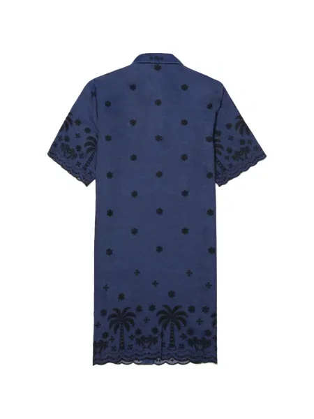 Rochie tip cămașă Mc2 Saint Barth albastru