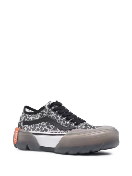 Leopardí tenisky Vans Old Skool s potiskem šedé