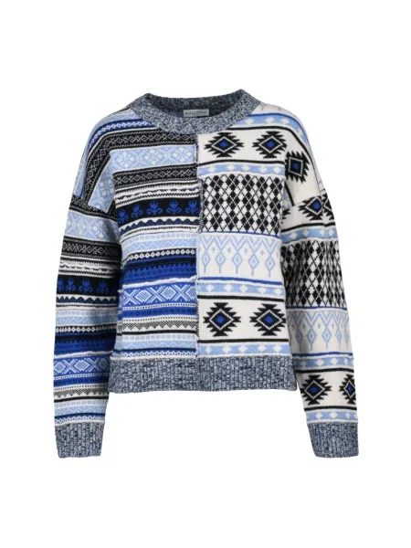 Sweter Ballantyne z okrągłym dekoltem