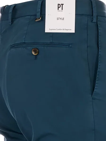Pantaloni Pt Torino albastru