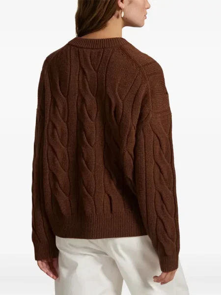 Căciulă Polo Ralph Lauren cu broderie tricotate de costum albastru