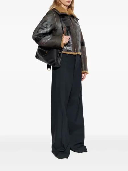 Geanta de piele Balenciaga maro
