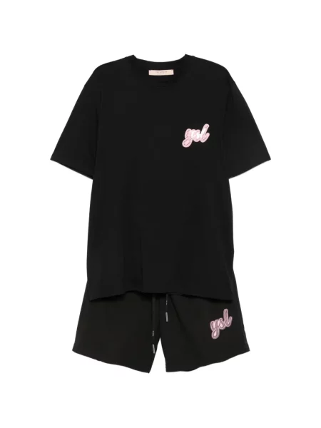 Scurt pantaloni scurți Yes London cu autograf negru