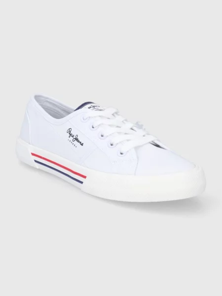 Teniški copati Pepe Jeans bela