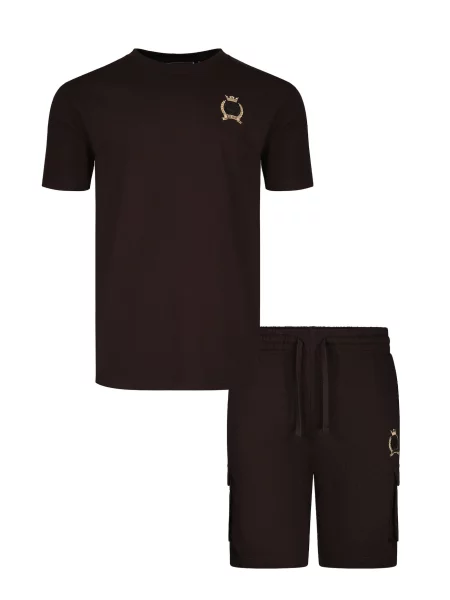 Pyžamo Siksilk černé