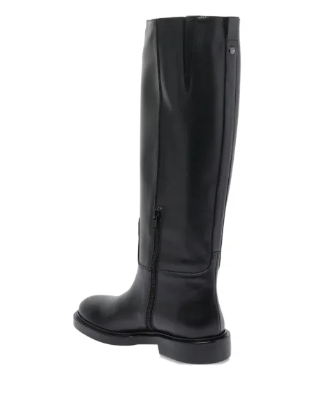 Botine Poeve din piele negru