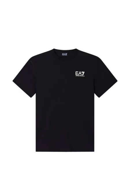 Raštuotas marškinėliai Ea7 Emporio Armani juoda