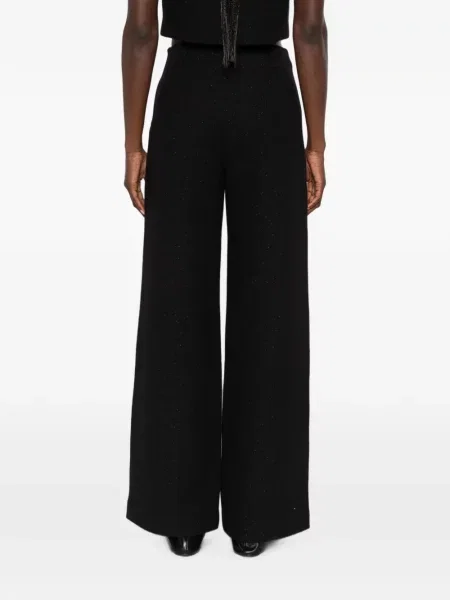 Pantaloni Maje evazate negru