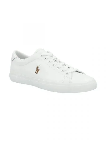 POLO RALPH LAUREN Bőr tornacipő LONGWOOD fehér