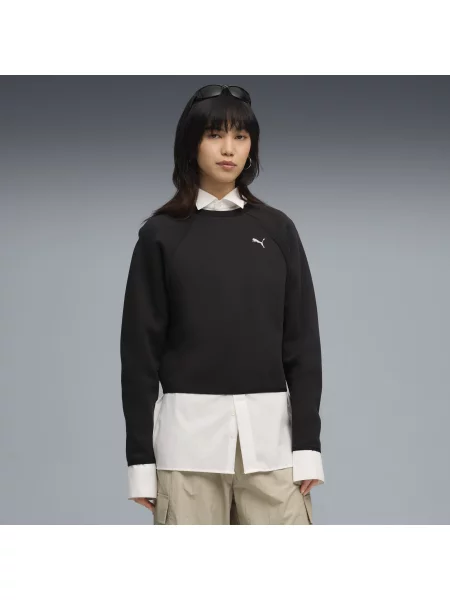 Krótka bluza Evostripe Comfort czarna