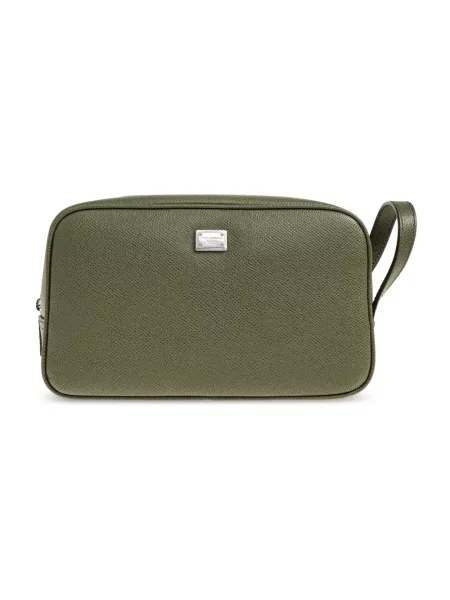 Torba Dolce And Gabbana skórzana zielona