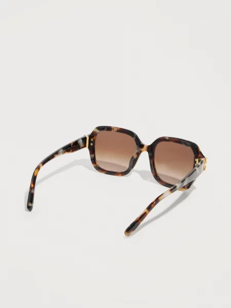 Tory Burch Slnečné okuliare pueblo / svetlohnedá / tmavohnedá