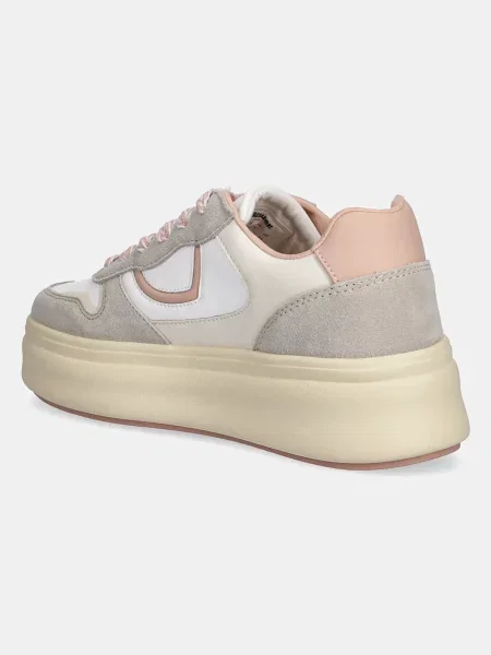 Blauer Sneakers bej