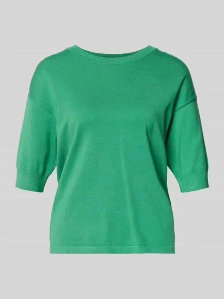 T-shirt o kroju regular fit z mieszanki model ‘Morla’ B.young zielona