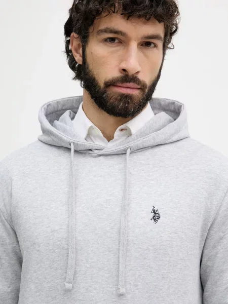 U.S. Polo Assn. кофта з капюшоном з бавовною DHM LB
