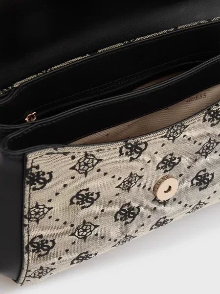 Сумка Guess с автографом серая
