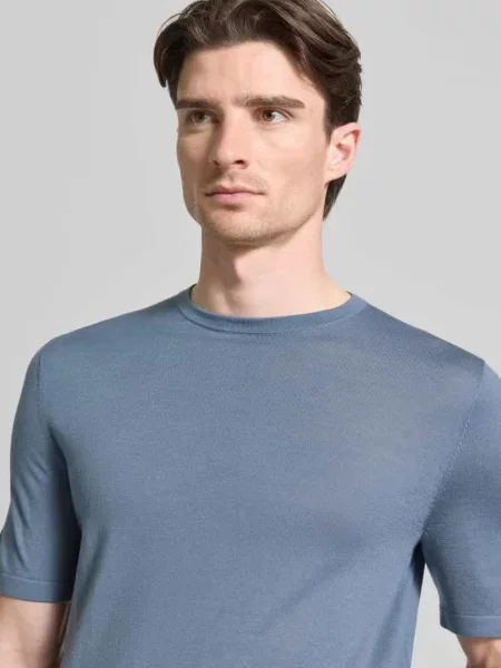 T-shirt z wełny model Connor' Tiger Of Sweden