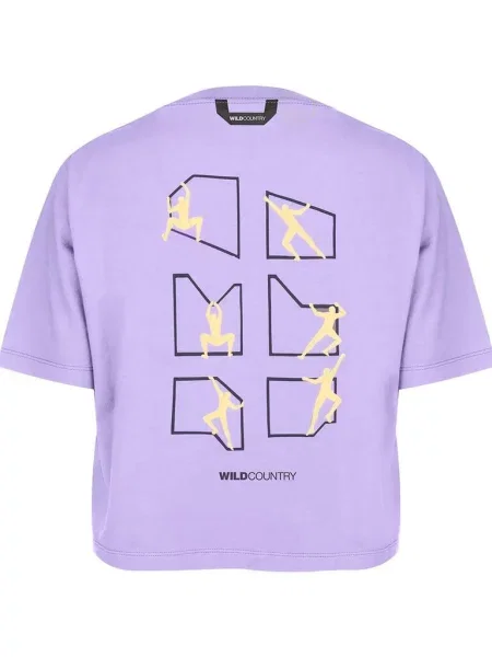 WILD COUNTRY Koszulka Sequence W T-Shirt amethyst-XS fioletowa