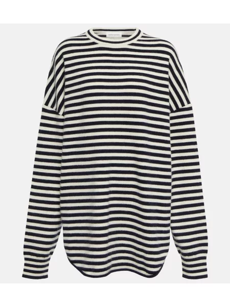 Pulover Extreme Cashmere din cașmir alb