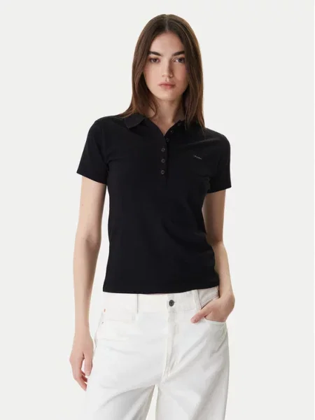 Guess Polo czarny