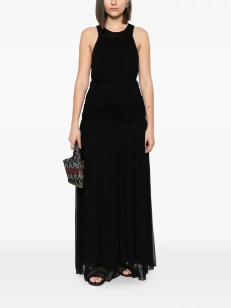 Rochie maxi Twinset negru