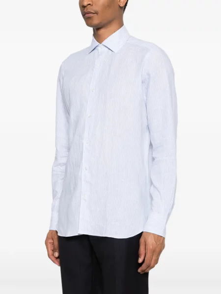 Cămașă Zegna cu dungi alb