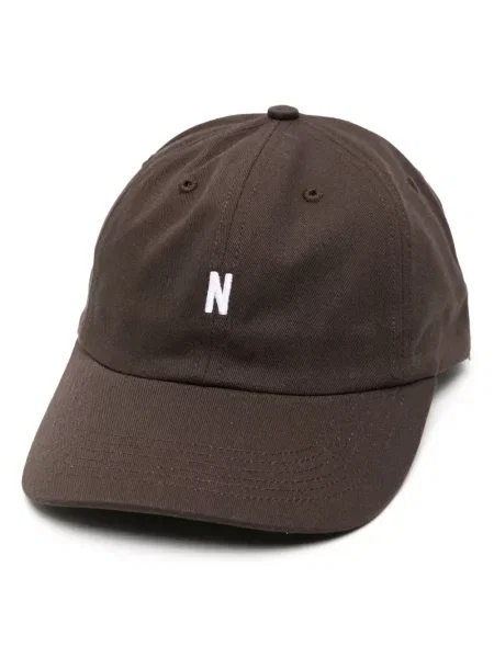 Șapcă Norse Projects cu broderie maro