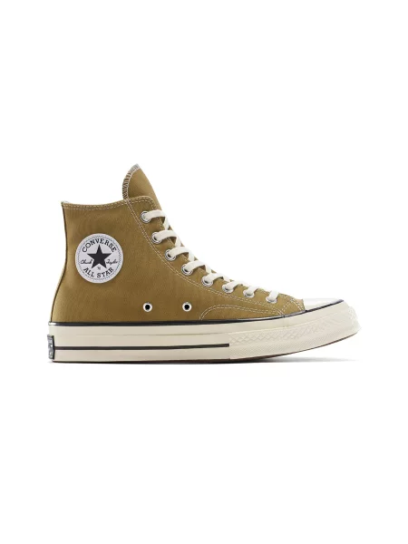 Converse Obuwie Kobieta Zielony 40 EU Len Buty sportowe ‘Chuck 70 Hi’ brązowe